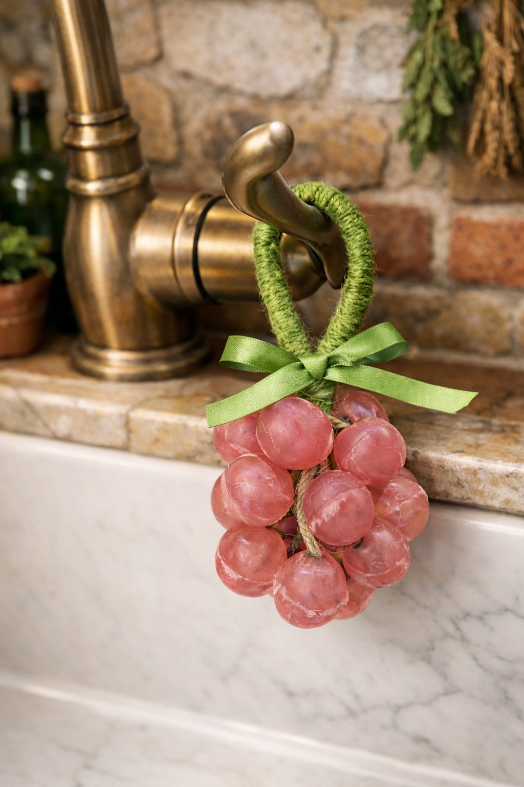 Handcrafted Grape Soap Hanger