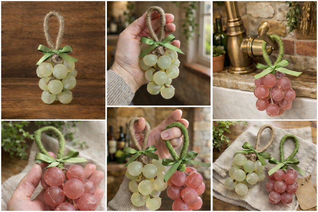 Handcrafted Grape Soap Hanger
