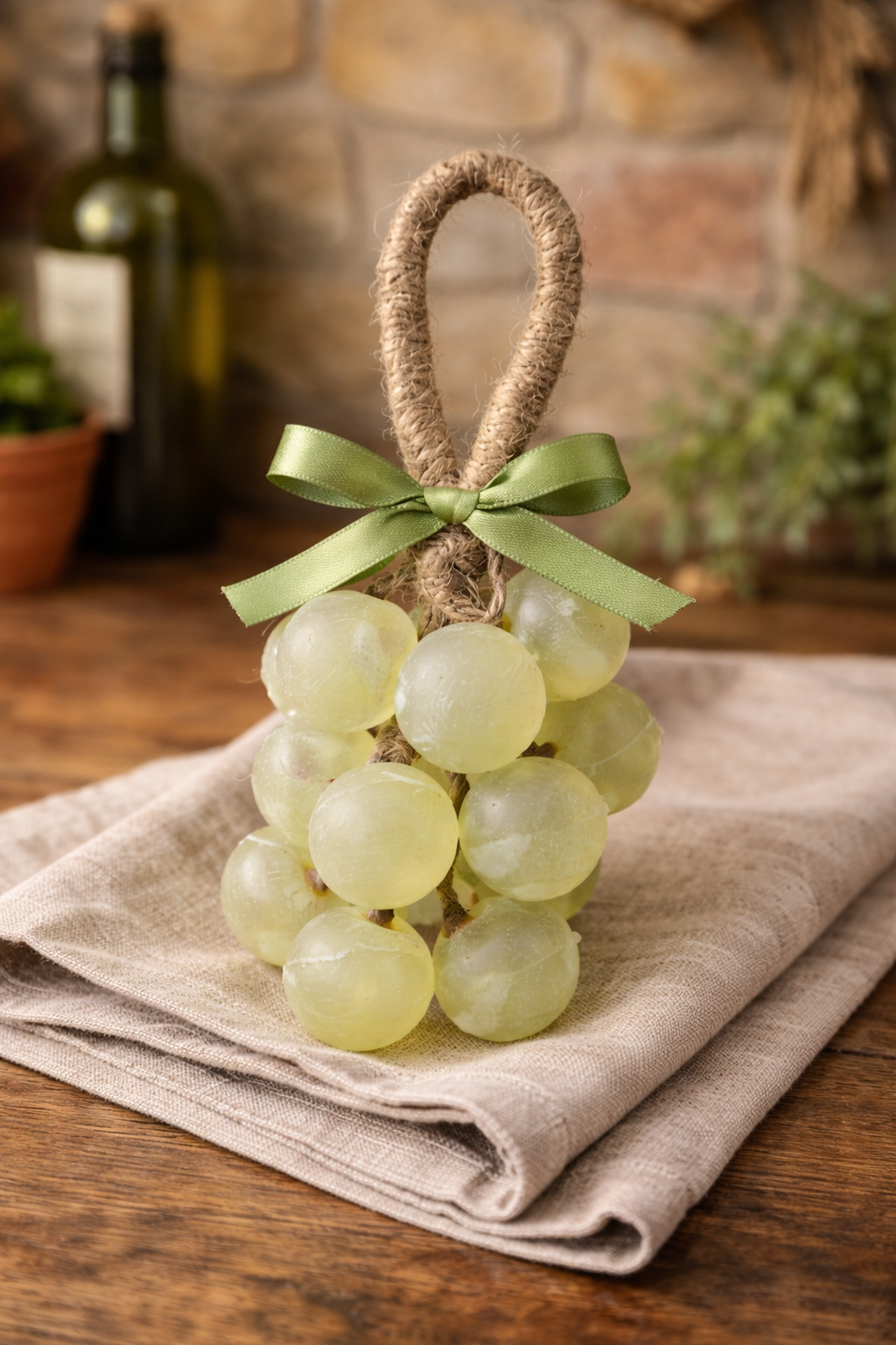 Handcrafted Grape Soap Hanger