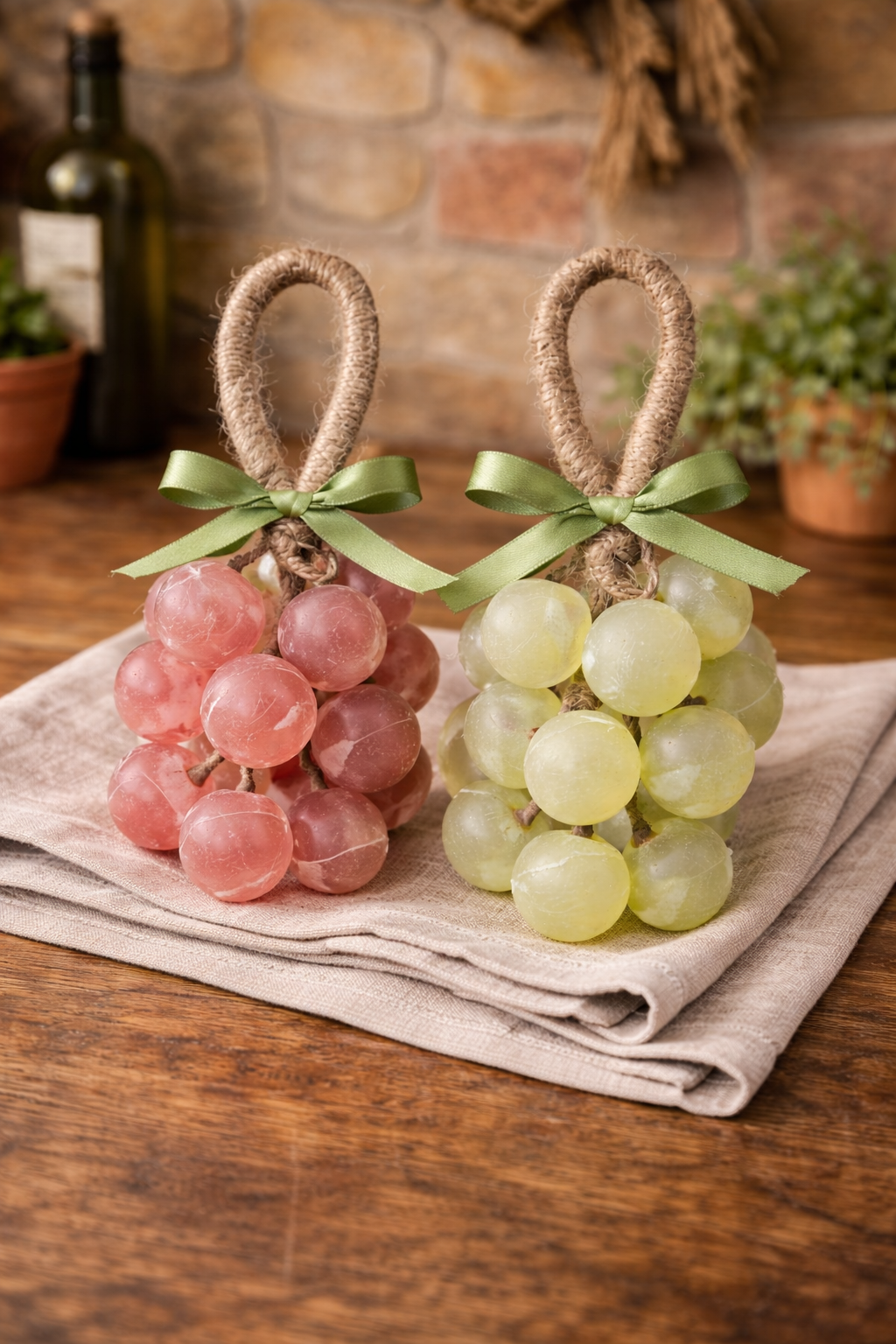 Handcrafted Grape Soap Hanger